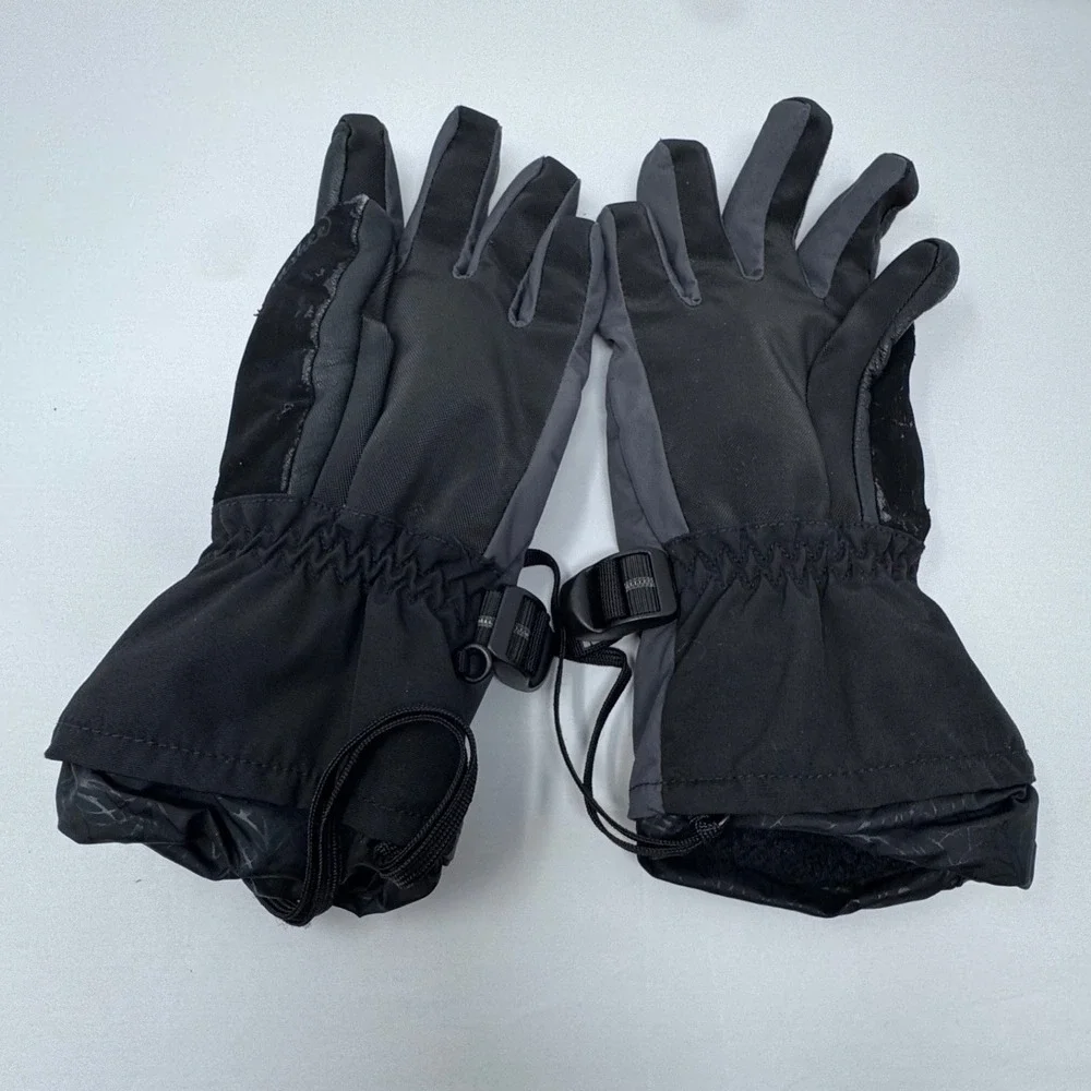 The North Face HyVent Banshee Gloves Mens Large Black Grey Insulated Winter Ski